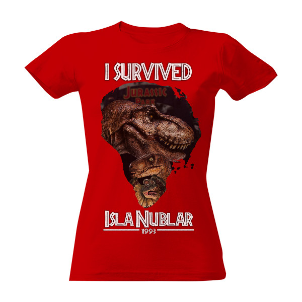 Tričko s potlačou I SURVIVED ISLA NUBLAR